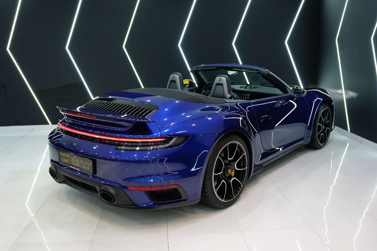 Porsche 911 Turbo S 3.8L (640 HP) Convertible Lift System, Ceramic Brakes, Carbon Interior, Al Nabooda Warranty