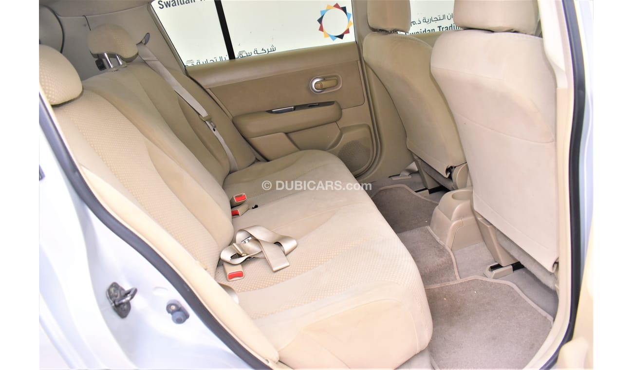 Nissan Tiida 1.8L S 2013 GCC SPECS WITH FRONT & REAR PARKING SENSORS