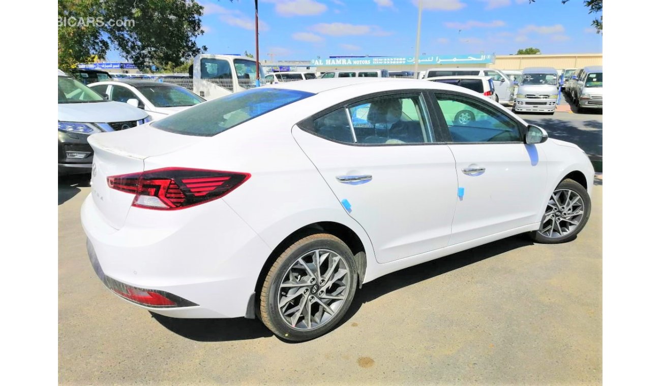 Hyundai Elantra with  sunroof and screen camera