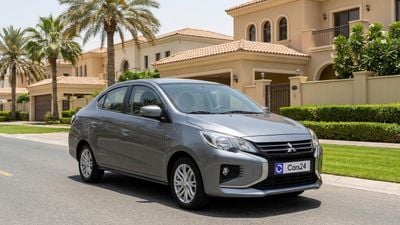 Mitsubishi Attrage GLX HIGHLINE 2023 | AED 411/Month | 0 DP | 30 Day Return | Warranty | Service History