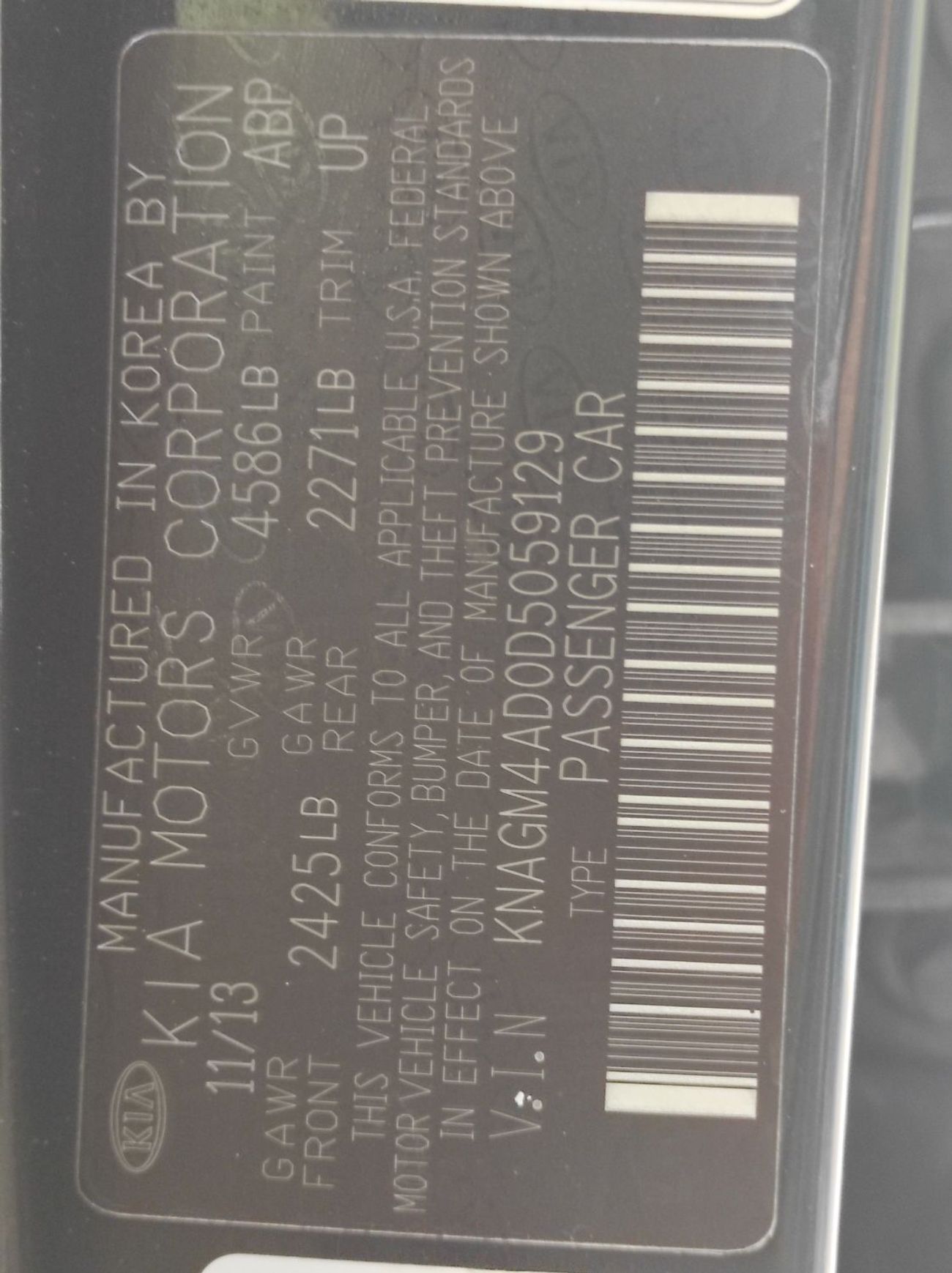 Kia Optima SX 2.0L Kia Optima 2013 Hybrid Sx Full options no1