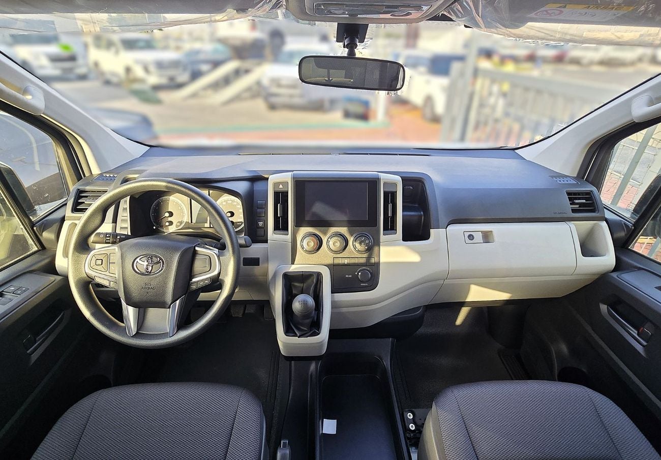 تويوتا هاياس GL Toyota Hiace High Roof Black Bump 3.5l M/T White color With MoonRoof 2026