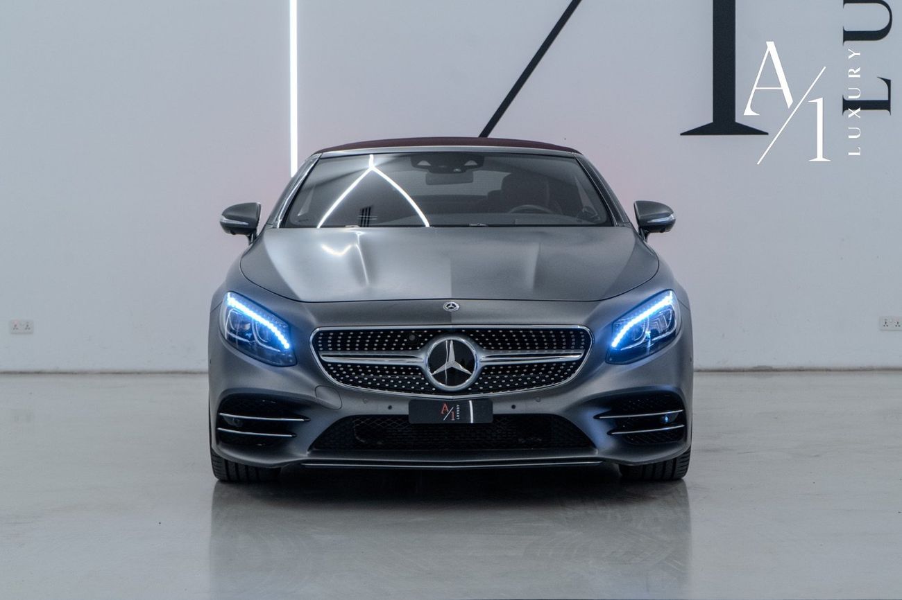 مرسيدس بنز S 560 كوبيه 2018 Mercedes Benz S560 Convertible V8, Service History, Fully Loaded, Excellent Condition, GCC Spec
