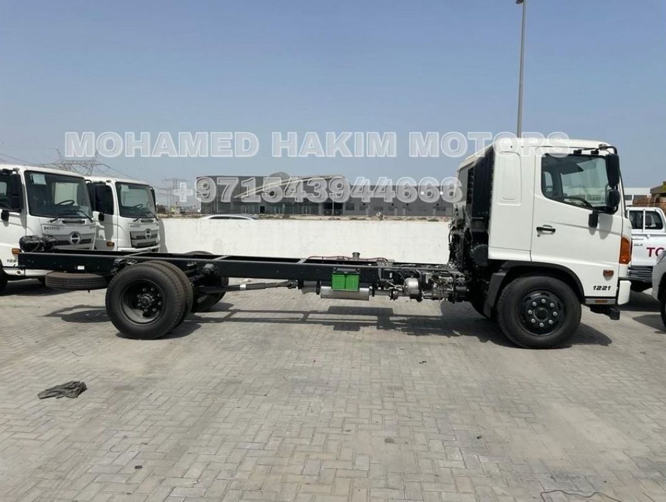 هينو 500 HINO 500 SERIES 1221 Chassis 5.8 Tons Diesel manual Zero KM