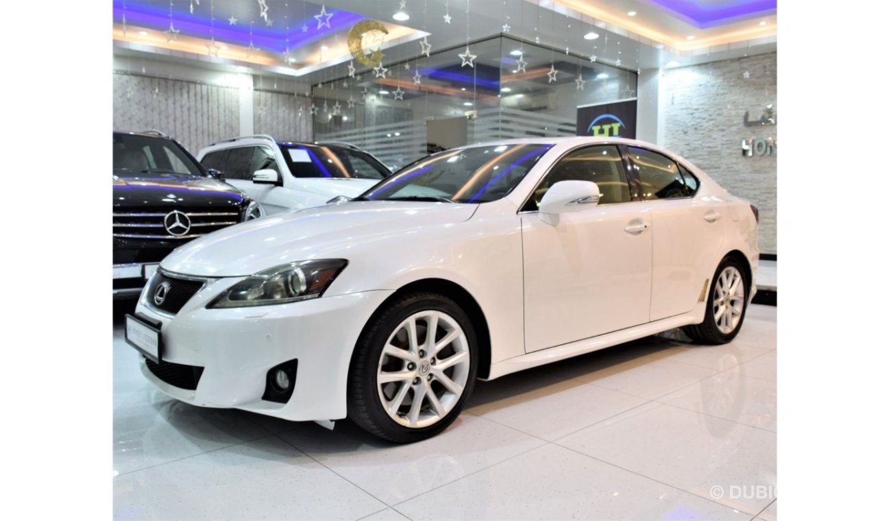 Lexus IS300 EXCELLENT DEAL for our Lexus IS 300 ( 2012 Model! ) in White Color! GCC Specs