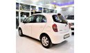 Nissan Micra AMAZING Nissan Micra 2016 Model!! in White Color! GCC Specs