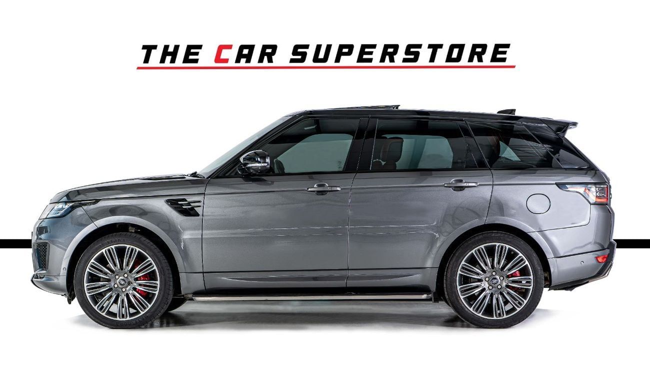 Land Rover Range Rover Sport GCC-22 Inch Rims-Black Contracting Roof-Red Interior