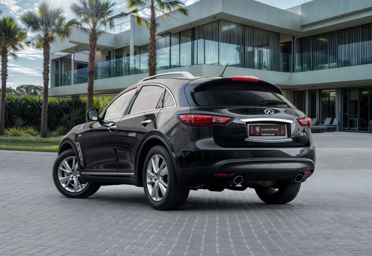 إنفينيتي QX70 LUXURY | 1,430 P.M | 0% Downpayment | Excellent Condition!