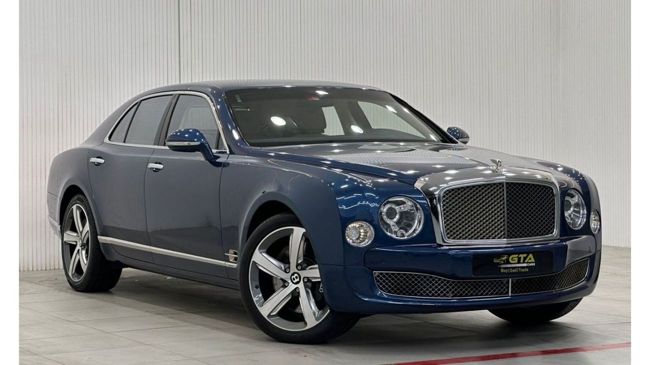 Bentley Mulsanne 2016 Bentley Mulsanne Speed, Service History, Full Options, Low Kms, Excellent Condition, GCC