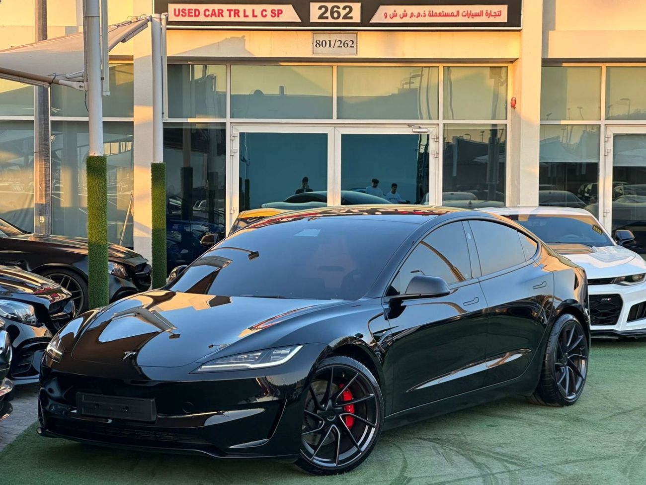 تسلا موديل 3 تيسلا موديل 3 بروفرمنس خليجي صبغ وكاله تشييكات وكاله تحت الضمان