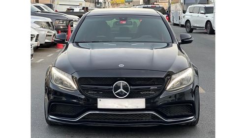 Mercedes-Benz C 63 AMG Std Mercedes C63S AMG V8 biturbo, 2018 model, full American specifications, Al Mamsha 56,000 KM, 3-l