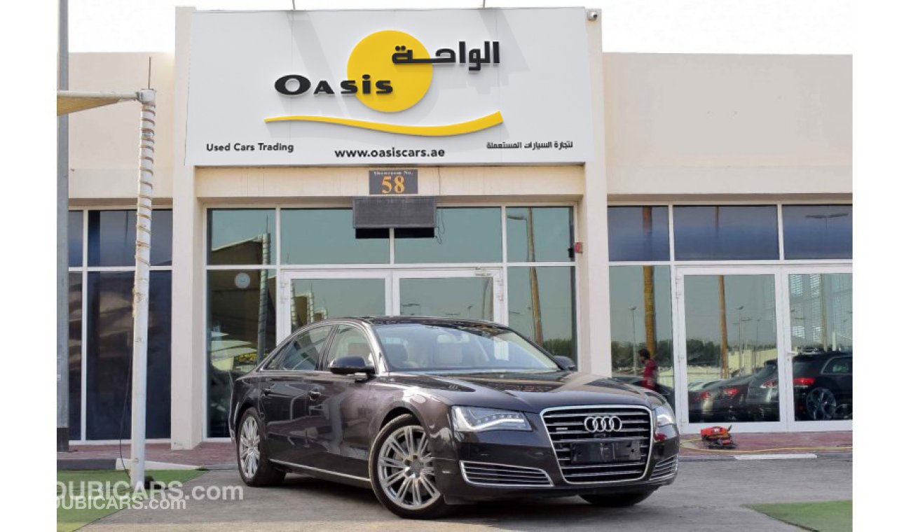 Audi A8 L  4.0T Quattro Full Service History GCC Specification