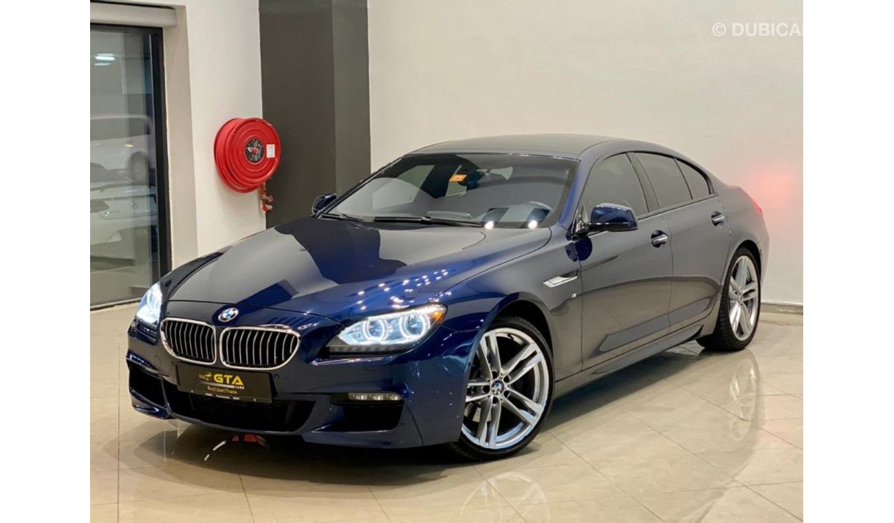 بي أم دبليو 640i 2015 BMW 640i Gran Coupe M Sport, Warranty, Full BMW Service History, GCC