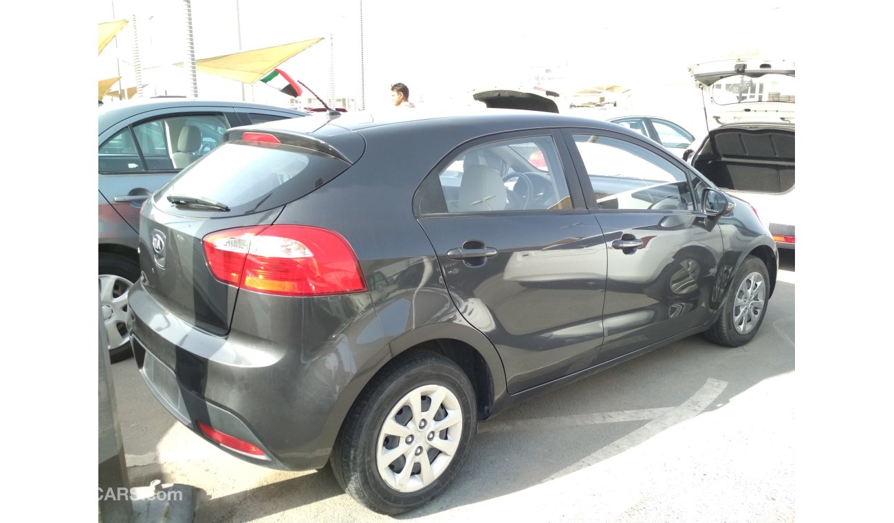 Kia Rio 2014 GREY GCC NO ACCIDENT PERFECT