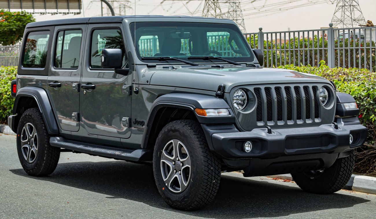 Jeep Wrangler Unlimited Sport Plus + UAE Edition , GCC 2021 , 0Km , (ONLY FOR EXPORT)