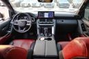 Toyota Land Cruiser VXR 3.5L 2023 Toyota Land Cruiser VXR (3.5L Twin-Turbo V6, Full Option, White Exterior, Red Interior