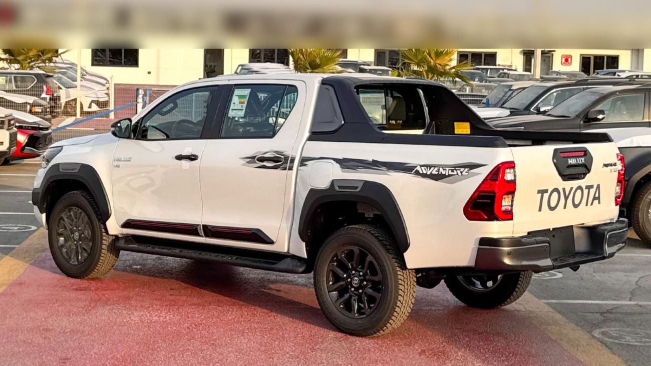تويوتا هيلوكس 2025 TOYOTA HILUX ADVENTURE 4.0L PETROL V6 FULL OPTION  WITH PUSH START, DIGITAL CLOCK