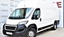 Peugeot Boxer L4 H3 2.2L MANUAL 2018 GCC SPECS WITH BALANCE AGENCY WARRANTY UP TO 2023 OR 250,000KM