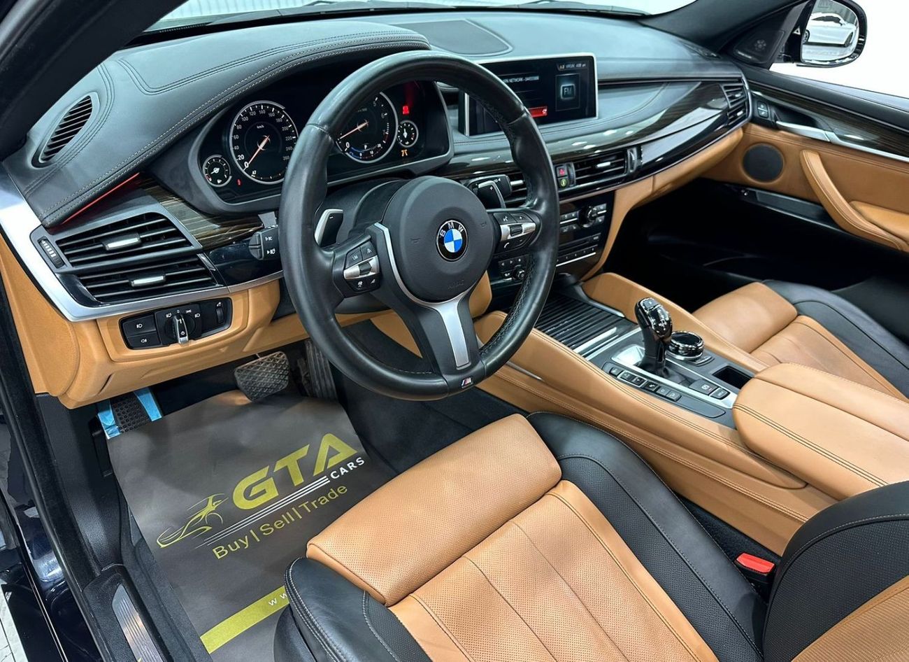 بي أم دبليو X6 50i M سبورت 2018 BMW X6 xDrive50i M-Sport, Dec 2025 BMW Service Pack, Warranty, Full BMW Service His