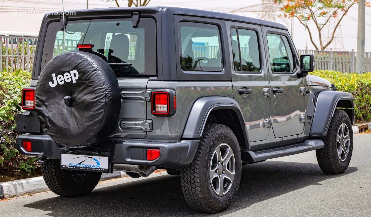 Jeep Wrangler Unlimited Sport Plus + UAE Edition , GCC 2021 , 0Km , (ONLY FOR EXPORT)