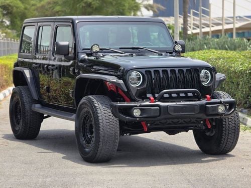 Jeep Wrangler Unlimited Sport 3.6L A/T 2020 GCC WITH WARRANTY LIFT KIT IN MINT CONDITION