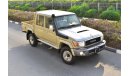 Toyota Land Cruiser Pick Up 79 DOUBLE CAB LX  LIMITED V8 4.5L TURBO DIESEL 6 SEAT 4WD MANUAL TRANSMISSION(LOWEST EXPORT PRICE )