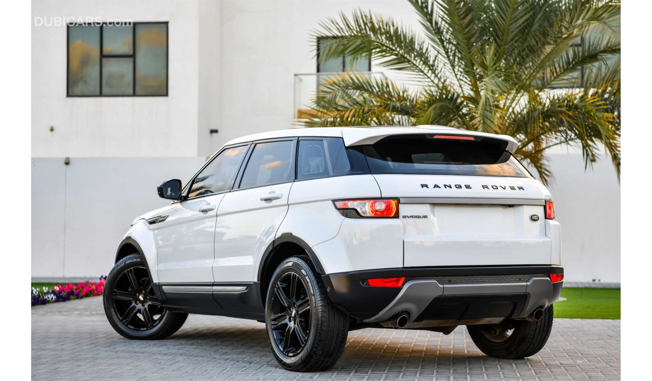 Land Rover Range Rover Evoque 2014 - Under Agency Warranty - AED 1,938 per month - 0% Downpayment