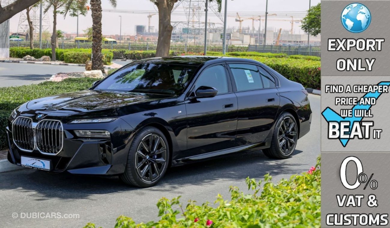 بي أم دبليو 740 i M Sedan 3.0L , 2023 GCC , 0Km , (ONLY FOR EXPORT)