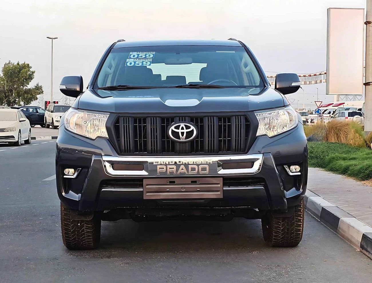 تويوتا برادو DIESEL TX/ 4WD/ 7 SEATS/ LEATHER/ DVD CAMERA/ EXPORT ONLY LOT# 209985