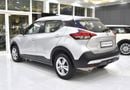 Nissan Kicks EXCELLENT DEAL for our Nissan Kicks ( 2020 Model ) in Silver Color GCC Specs
