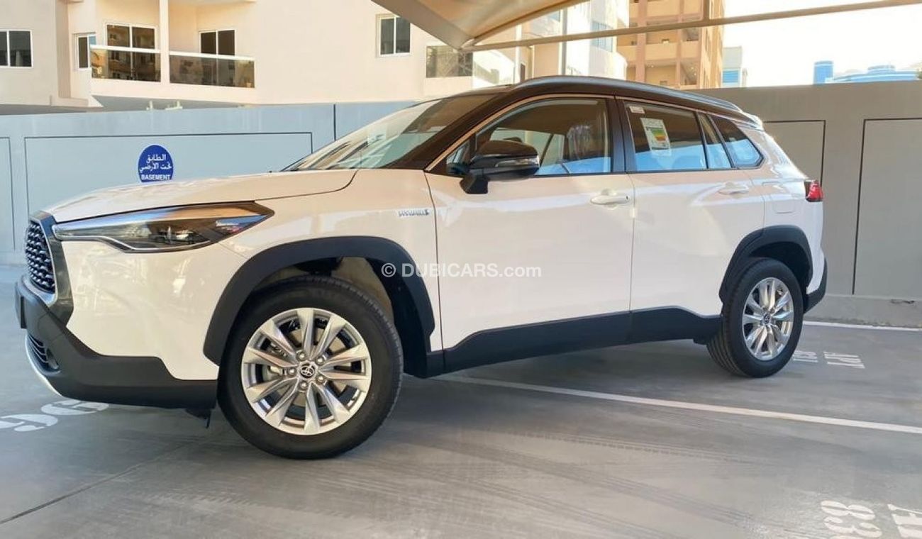 Toyota Corolla Cross Full option 2023 Limited Hybrid FWD 1.8L petrol only  For UAE. Ready for Delivery