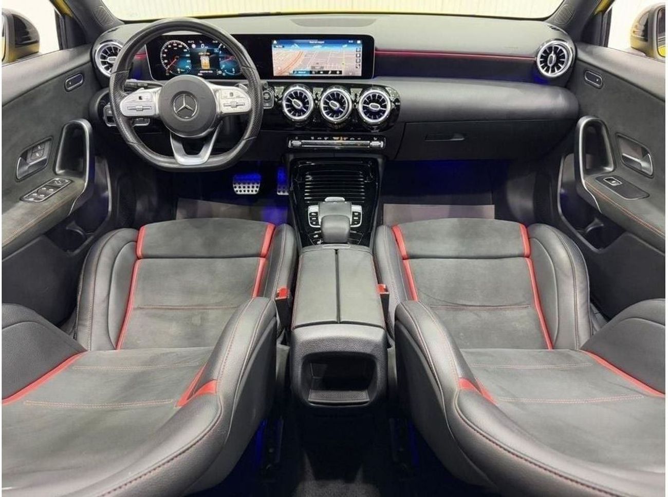 مرسيدس بنز A 35 AMG Std 2.0L 2019 Mercedes Benz A35 AMG Aerodynamic Package, 2 Years Warranty, 3 Years Service Pack, Low