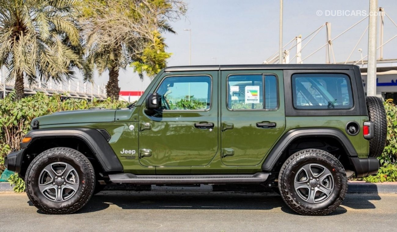 Jeep Wrangler Unlimited Sport Plus V6 3.6L , 2023 GCC , 0Km , With 3 Years or 60K Km Warranty @Official Dealer