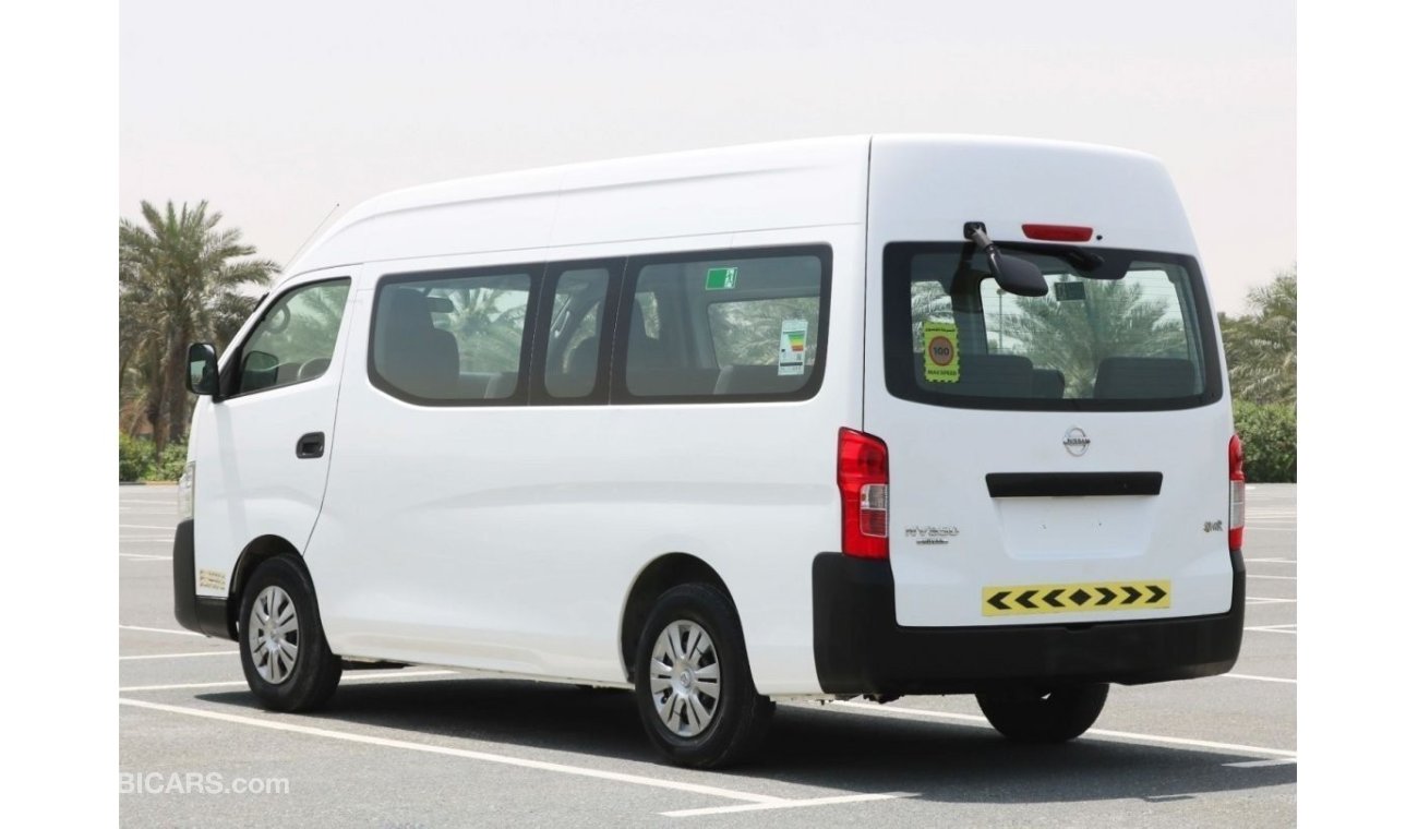 Nissan Urvan 2018 | NISSAN URVAN NV350 | 13 SEATER, AUTOMATC, PETROL | GCC SPECS AND EXCELLENT CONDITION