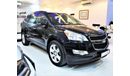 Chevrolet Traverse FULL OPTION & LOW MILEAGE Chevrolet Traverse LT 2012 Model!! in Black Color! GCC Specs