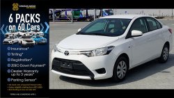 Toyota Yaris CERTIFIED VEHICLE WITH WARRANTY DELIVERY OPTION; YARIS SE (GCC SPECS)FOR SALE (CODE : 19567)