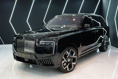 Rolls Royce Cullinan BLACK BADGE Executive Rear Seats, Rear Screens, Bespoke Audio, Dealer Warr + Serv!!