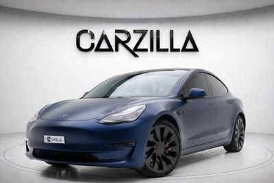 Tesla Model 3 PERFORMANCE 2023 | Matte PPF l AWD Dual Motor | AED 2,252 / Monthly