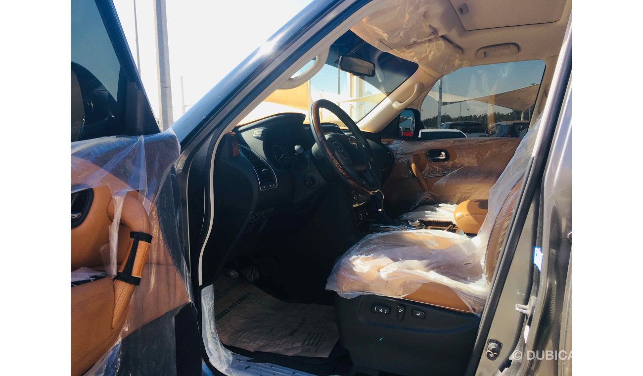 Nissan Patrol بلاتينيوم فل ابشن صبغة وكاله تشييكات وكاله داخل الضمان