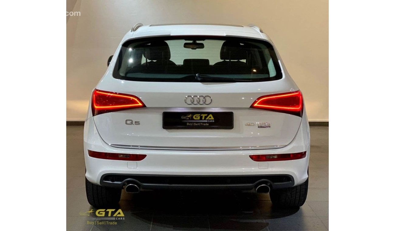 أودي Q5 2016 Audi Q5 S-Line 40TFSI, Warranty, Service History, GCC, Low Kms