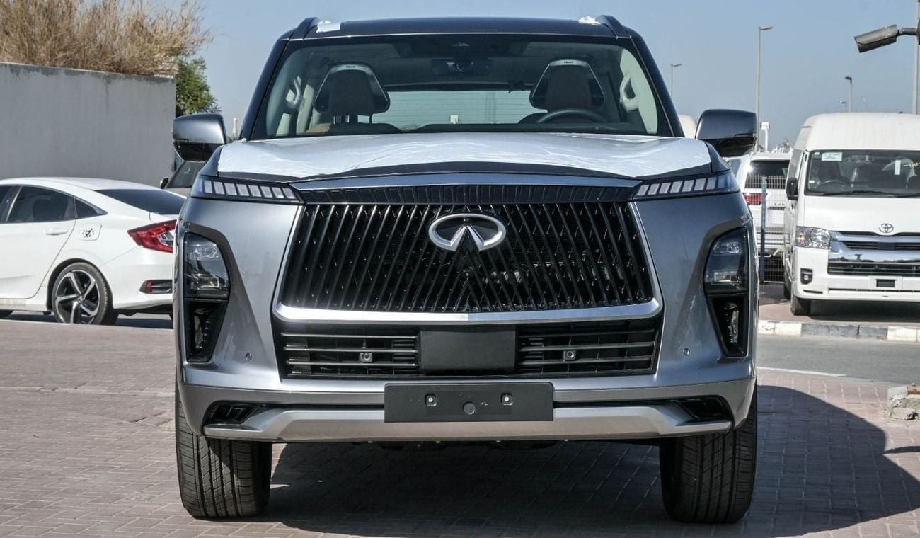 إنفينيتي QX80 Brand New Inifiniti QX80 Sensory 2025 Export 3.5TT 4WD A/T Petrol|Grey/Brown |INF-QX80-SENSORY-8S|