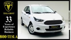 Ford Figo / SEDAN / GCC / 2016 / WARRANTY / FULL DEALER (AL TAYER) SERVICE HISTORY / ONLY 230 DHS MONTHLY