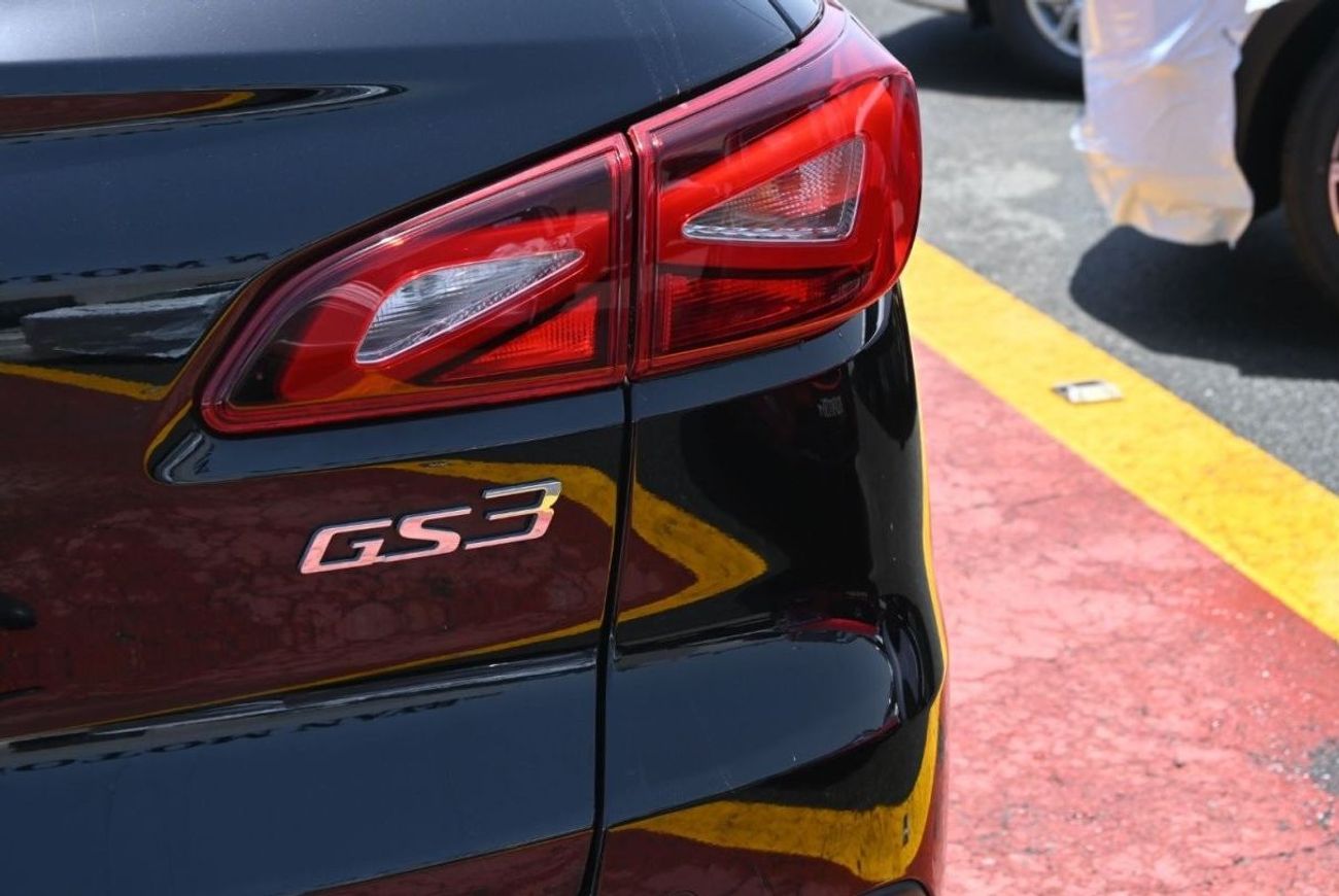 جي إي سي GS3 GAC GS3 1.5L Petrol, GCC Spec Model 2024, Color Black