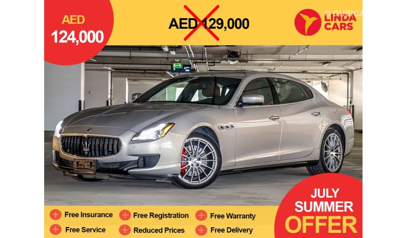 Maserati Quattroporte Maserati Quattroporte Q4 2016 GCC under Warranty with Zero Down-Payment.