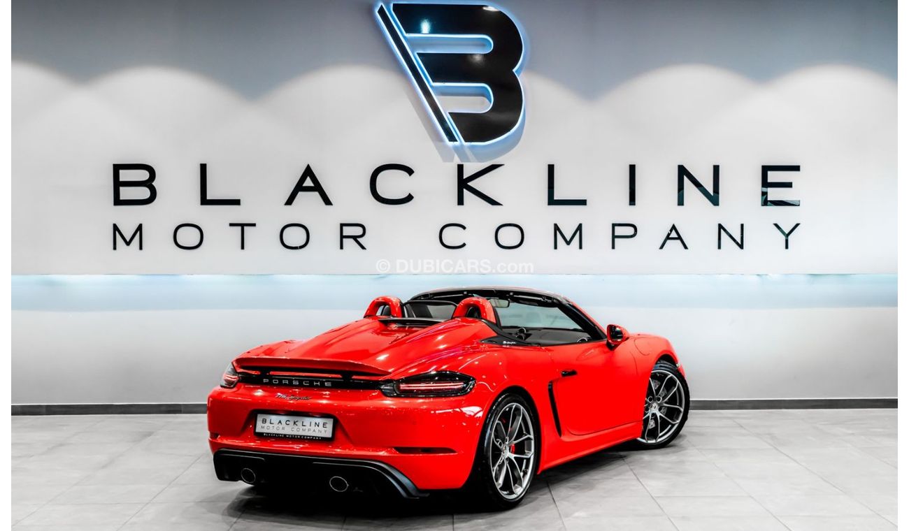 Porsche 718 Boxster 2020 Porsche 718 Spyder, Porsche Warranty + Service Contract, Low km, GCC