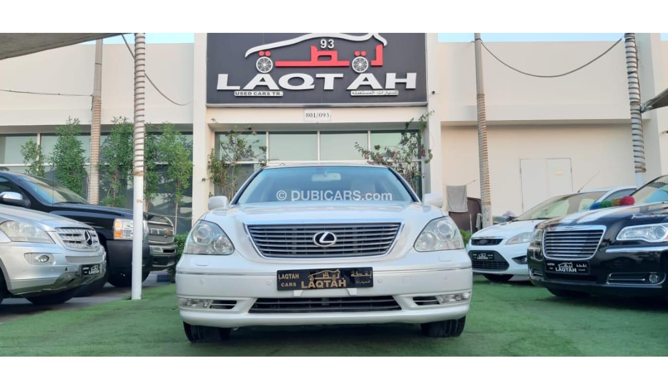 لكزس LS 430 خليجى 3/4 الترا فتحة جلد شاشة كاميرا خلفية رنجات حساسات خشب كراسى تدفئة شاشة أندرويد أنوار ضباب