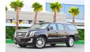 Cadillac Escalade Platinum ESV | 3,229 P.M | 0% Downpayment | Excellent Condition