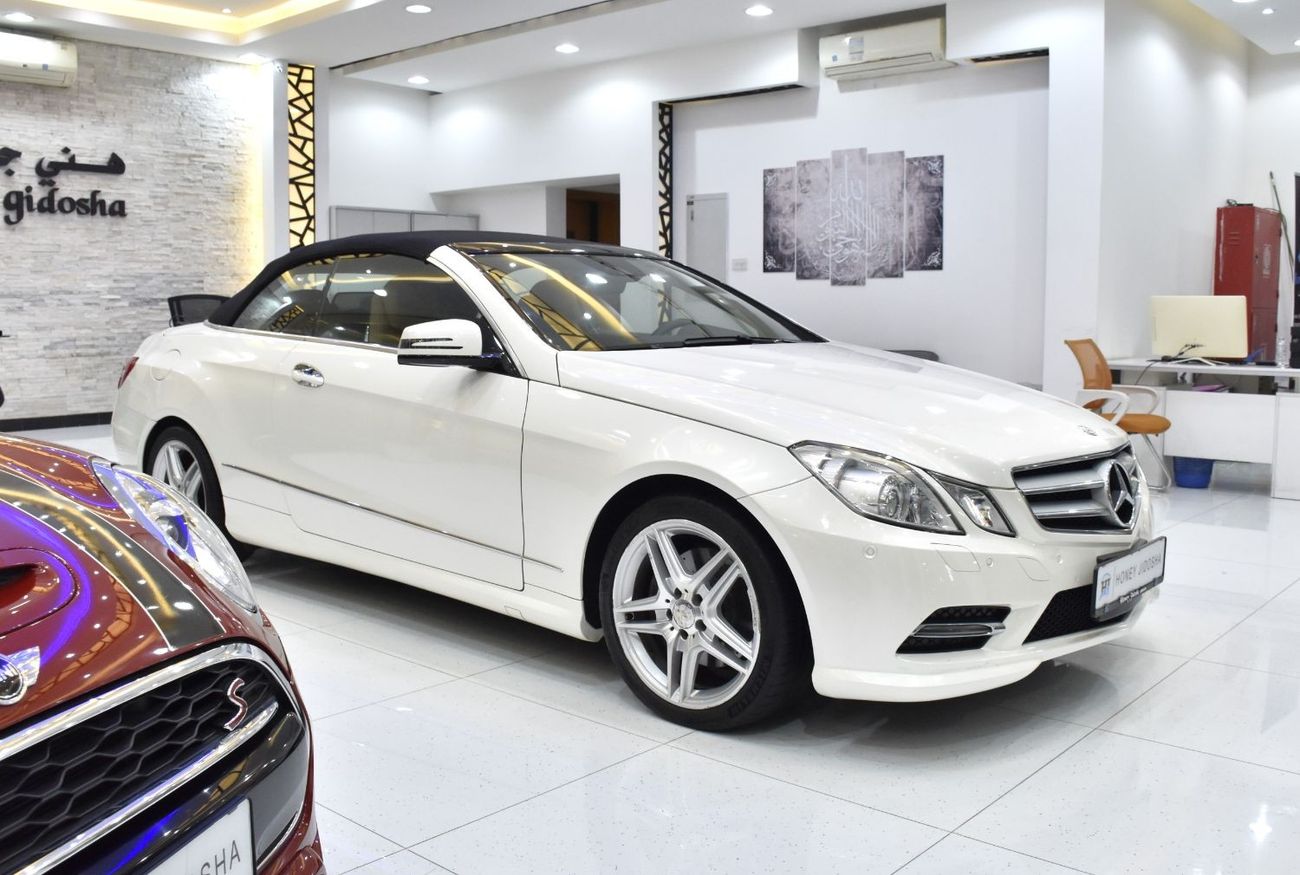 Mercedes-Benz E 350 EXCELLENT DEAL for our Mercedes Benz E350 Convertible ( 2013 Model ) in White Color Japanese Specs
