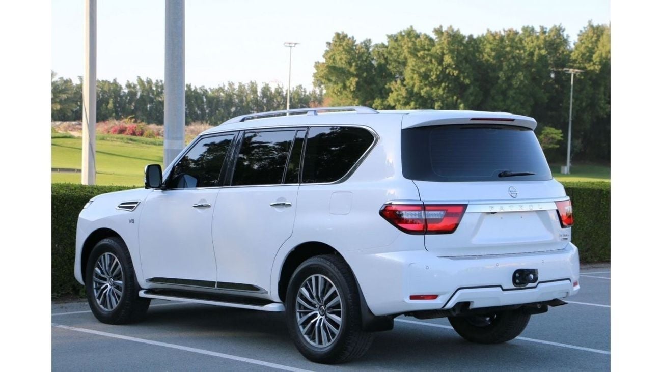 نيسان باترول LE بلاتينوم سيتي نيسان باترول بلاتينيوم V8 2021 فل ابشن صبغ وكاله تشييكات وكاله بحاله ممتازه