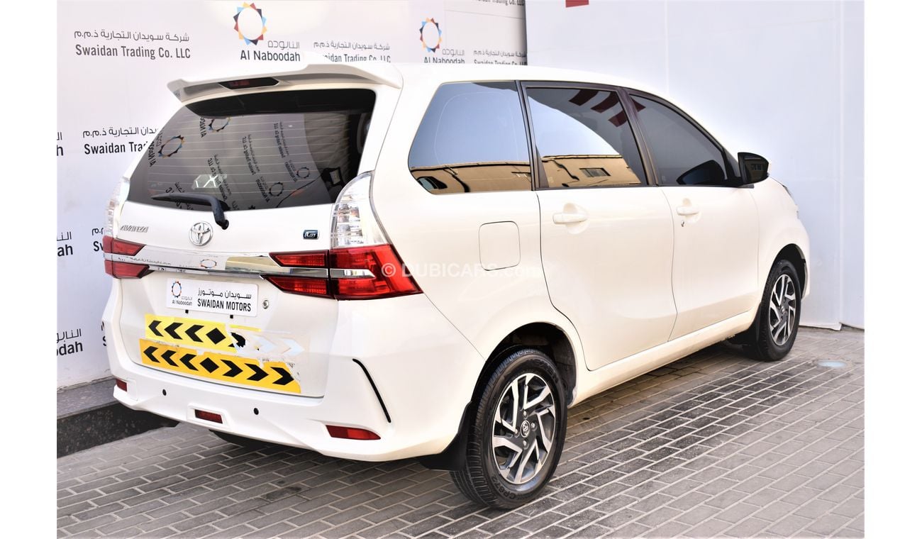 Toyota Avanza 1.5L GLS 5STR VAN 2020 GCC DEALER WARRANTY